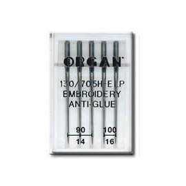 Igły domowe Organ 130/705H-E LP  Embroidery Anti-Glue 90-100