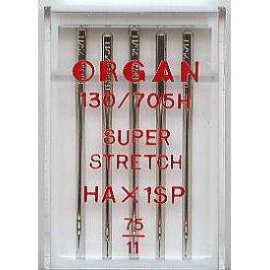 Igły domowe Organ 130/705H HAX1SP SUPER STRETCH 75