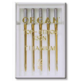 Igły domowe Organ 130/705H Top Stitch Titanium 70