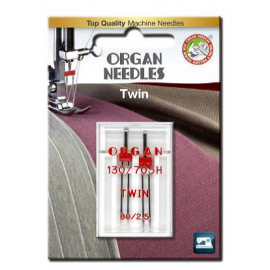 Igły domowe Organ 130/705H  Twin 80/2,5mm